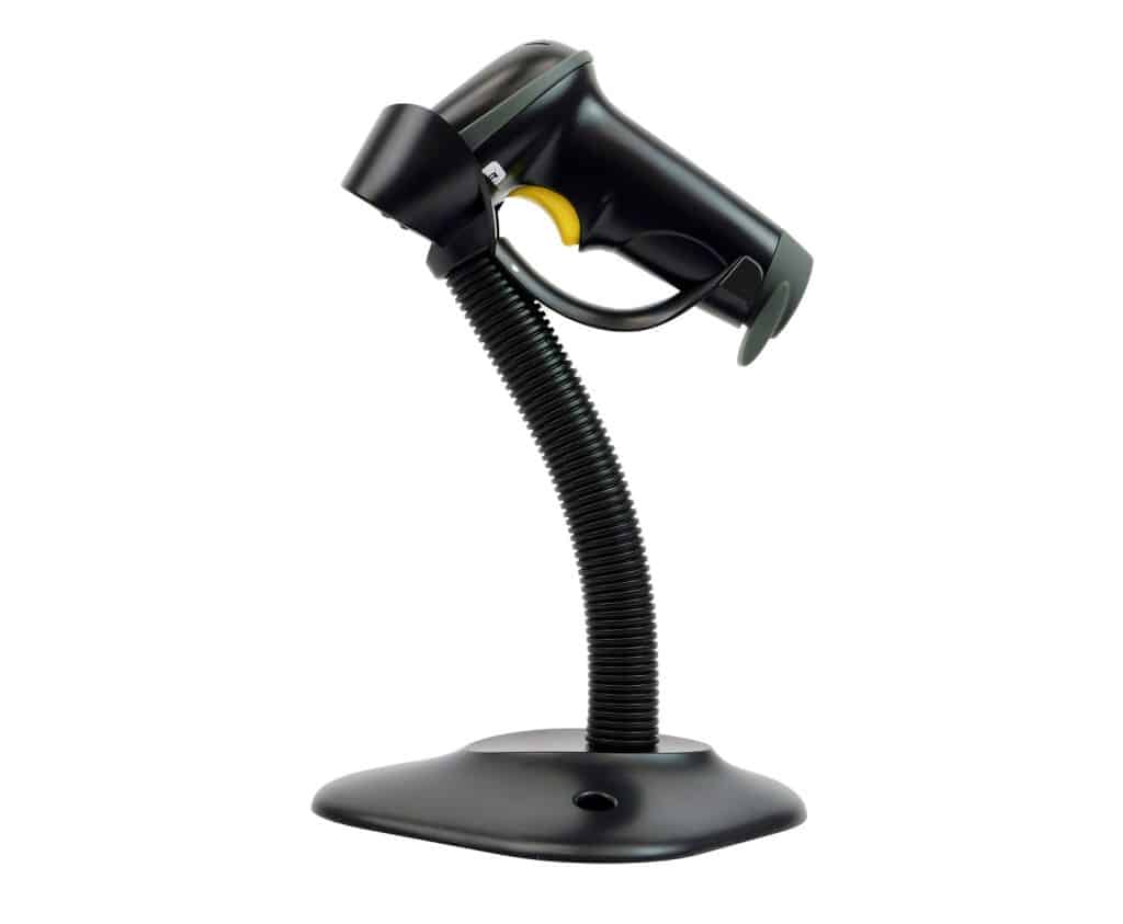 Wired laser barcode scanner with stand HD42A