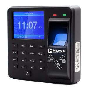 Lettore di orari per tessere e portachiavi RFID, registratore di ingressi dei dipendenti, orologio a tempo HDWR CTR10