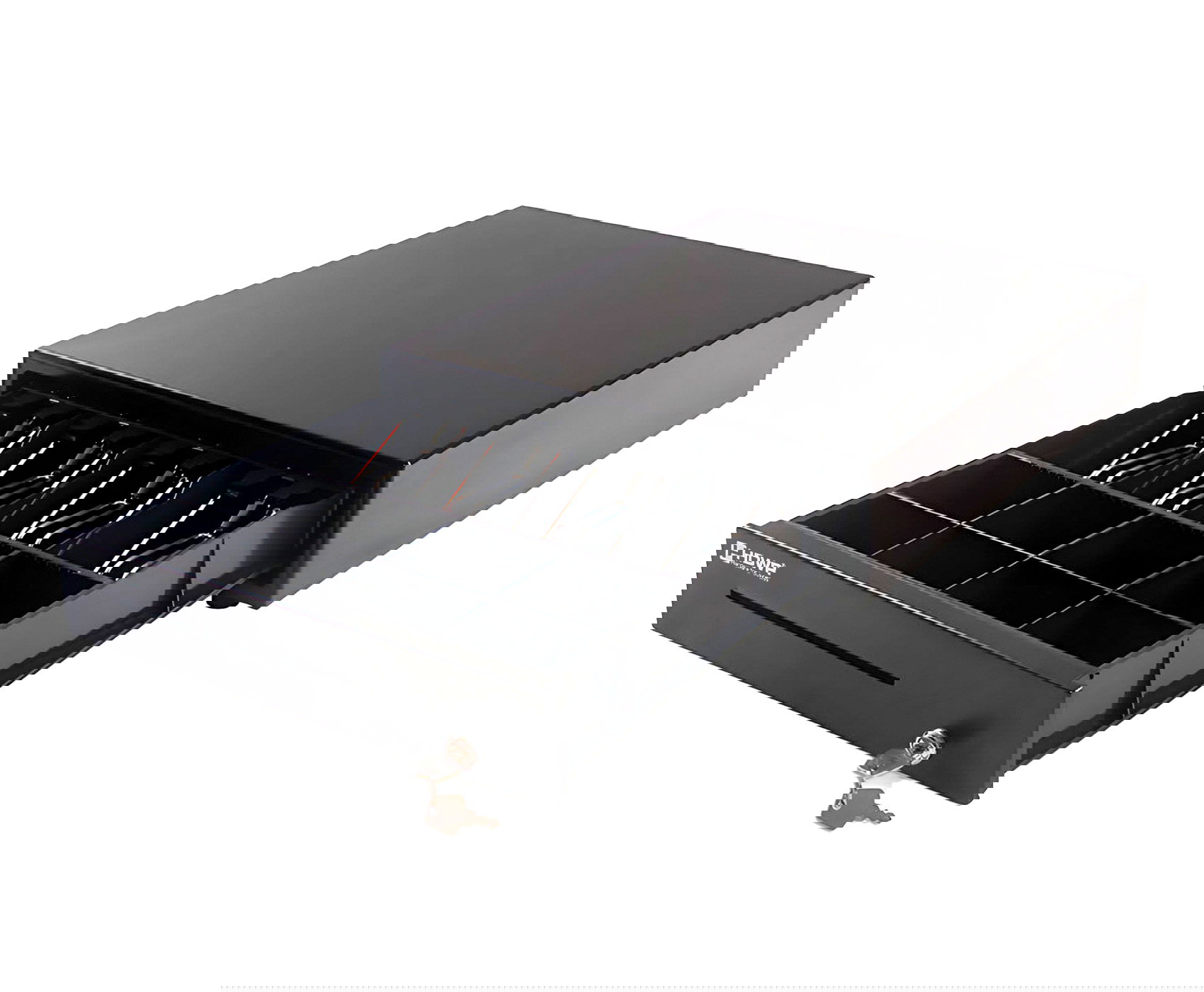 Solid And Elegance Cash Drawer, Two-position Lock, RJ12 Cable Plug, Removable Money Cartridge, Made Of Thick Cold-Rolled Steel, HDWR HD-KFT46