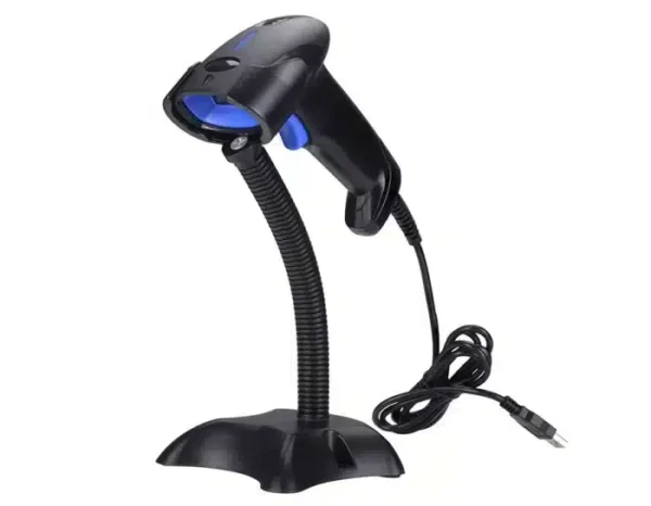 Wired barcode reader with stand HD10C