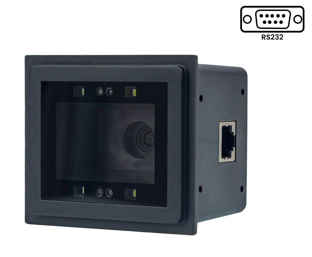 QR 2D code reader with CMOS sensor, stationary with RS232 cable HD340