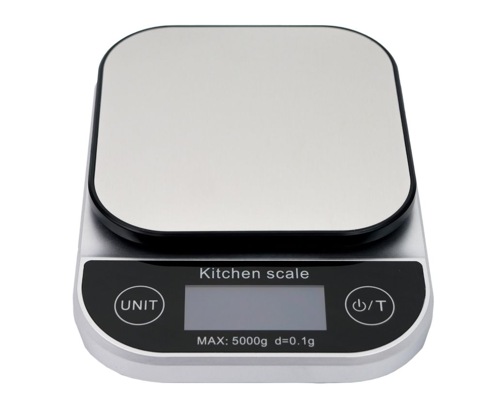 Bilancia da cucina, a batteria, 5 kg, HDWR wagPRO-K5B