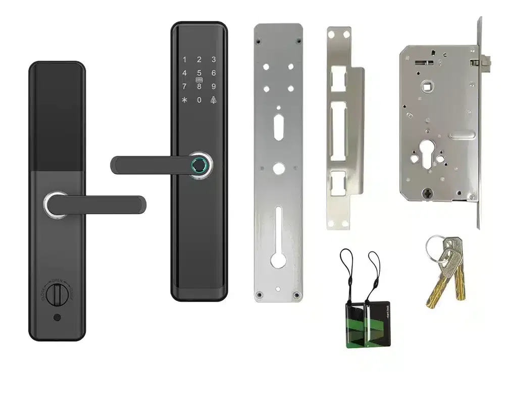 RFID access control electronic door handle SecureEntry-HL300