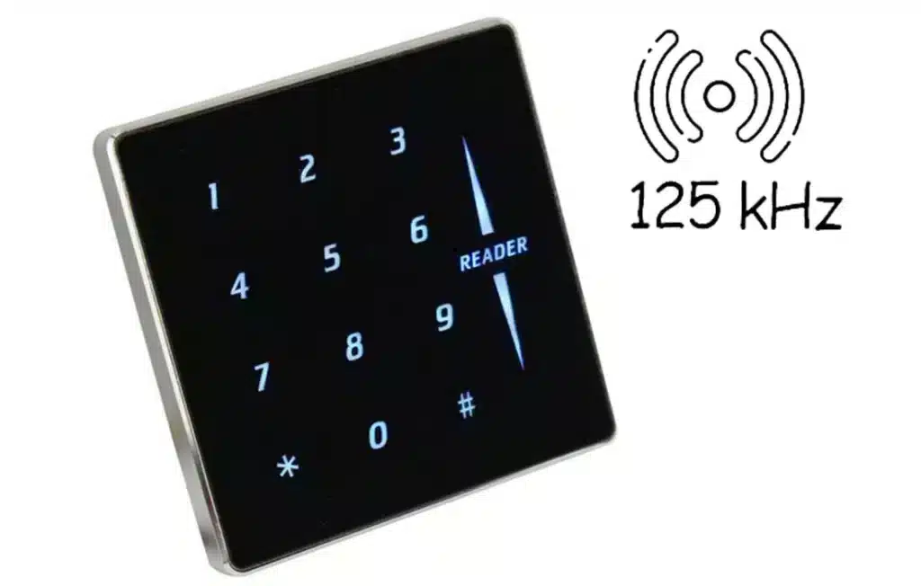 Čítačka na kontrolu prístupu pre kartu RFID a heslo, 125 kHz, Wiegand 26/34, DC 9V-16V , elegantná SecureEntry-AC800LF