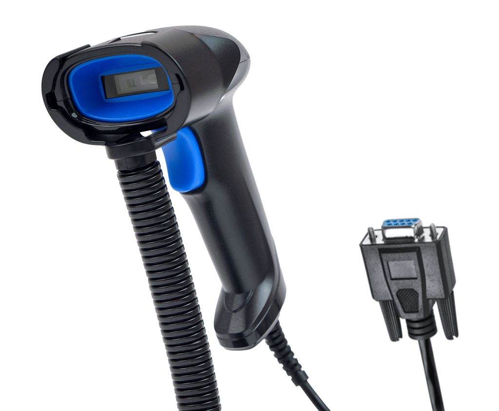 Barcode scanner with stand HD10C-RS232