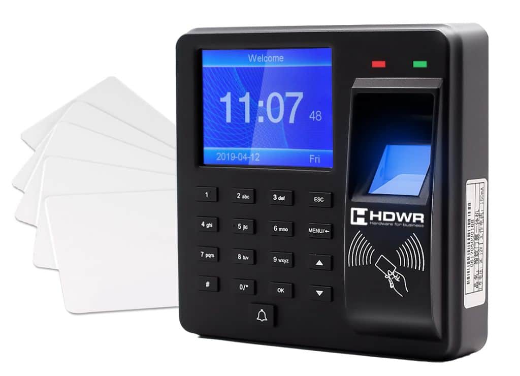 Comprehensive Time Attendance and Access Control Solution, RFID time tracking, CTR10 with 15 RFID Cards