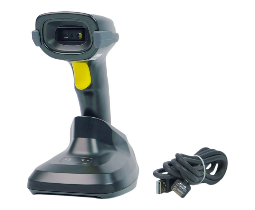 AZTEC QR, lecteur de codes-barres avec station de charge HD-LR66