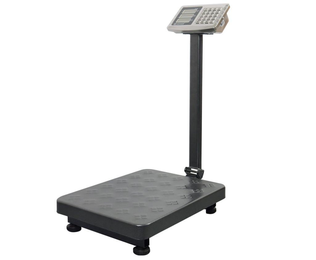 Balance électronique jusqu'à 300 kg avec plate-forme de pesée, fonctionnement sans fil, affichage, wagPRO-P300