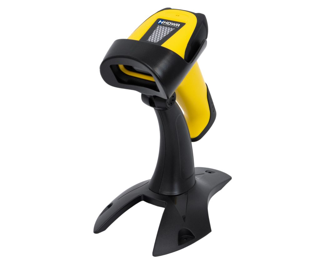 Lecteur de codes-barres et QR avec mode stockage, support, WIFI 2.4G et Bluetooth HD3300A