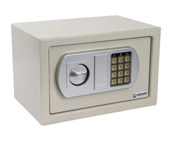 Electronic PIN code and key safe, steel, compact SecureBox-30 - HDWR Global