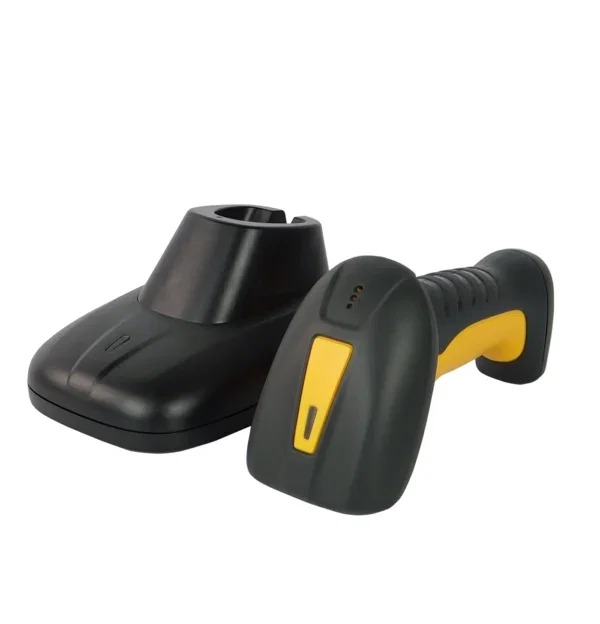 Long-range warehouse QR barcode scanner with docking station, WiFi ...
