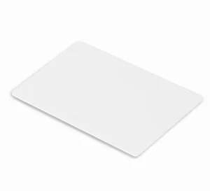 Scheda RFID MIFARE 13,56 MHz, codificata, bianco lucido HD-RWC02