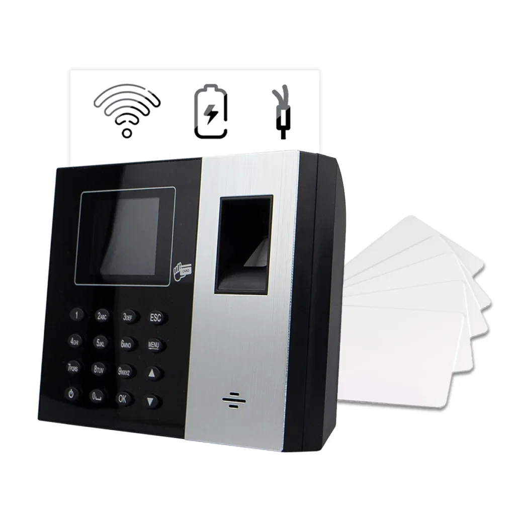 Arbeitszeiterfassungsgerät TimeLok-300 mit einem Satz von 15 RFID-Karten HD-RWC01