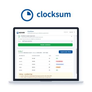 Software zur Summierung der Arbeitsstunden aus Zeiterfassungsgeräten der CTR-Serie – CLOCKSUM