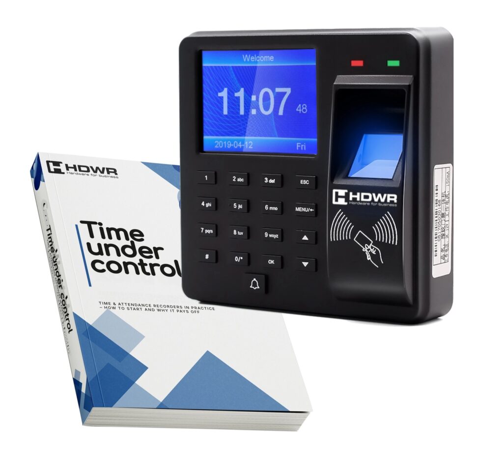 Tijdregistratieterminal CTR10 met het e-book „Time under control” (Engelstalig)