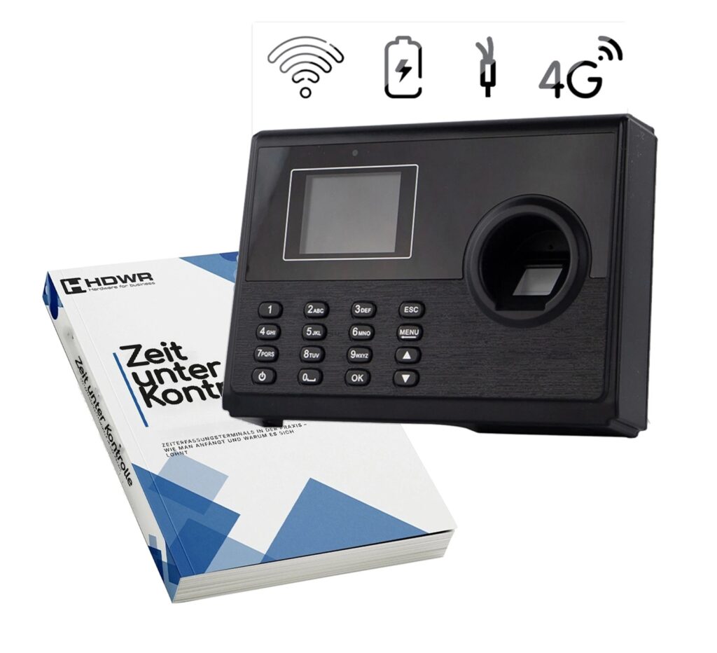 Zeiterfassungsgerät TimeLok-400 im Set mit dem E-Book „Zeit unter Kontrolle“